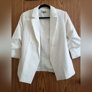 H&M White 3/4th sleeves Blazer/Jacket
